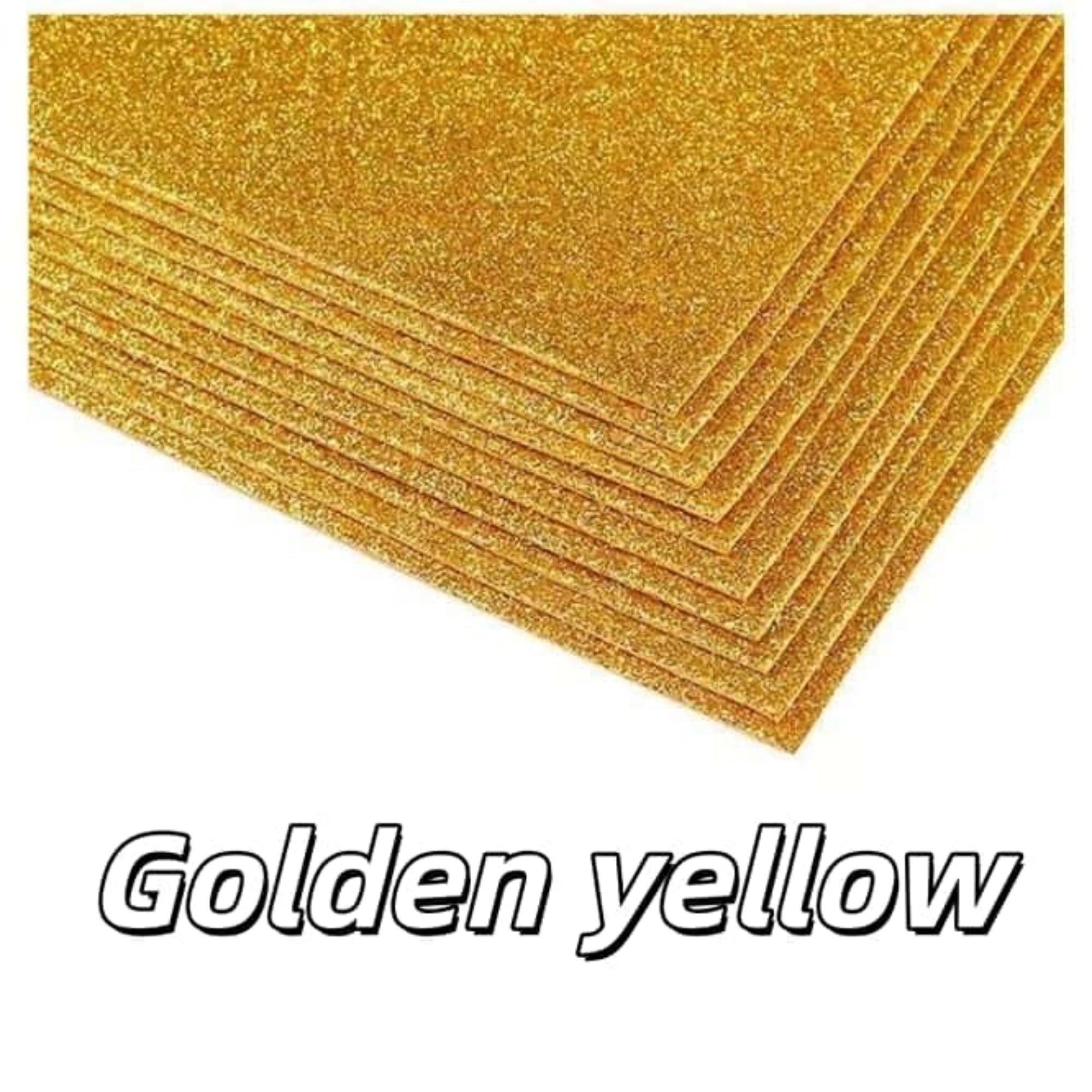 Premium Glitter EVA Foam Sheets | Bulk 10-Pack | 2.0mm Thick, Colorfast, Non-Shedding | 40x60cm & 20x30cm for Crafts