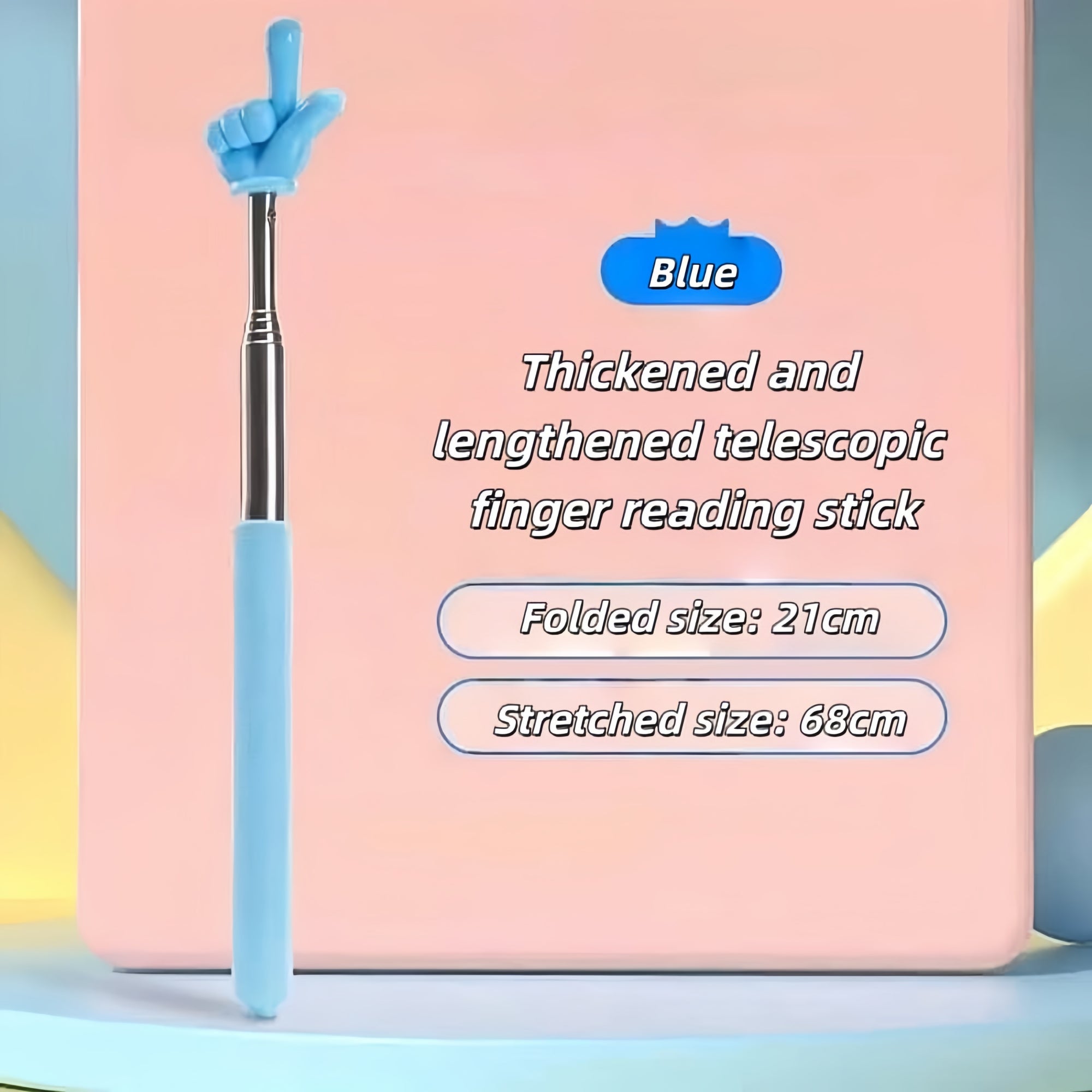 Finger Reading Telescopic Rod