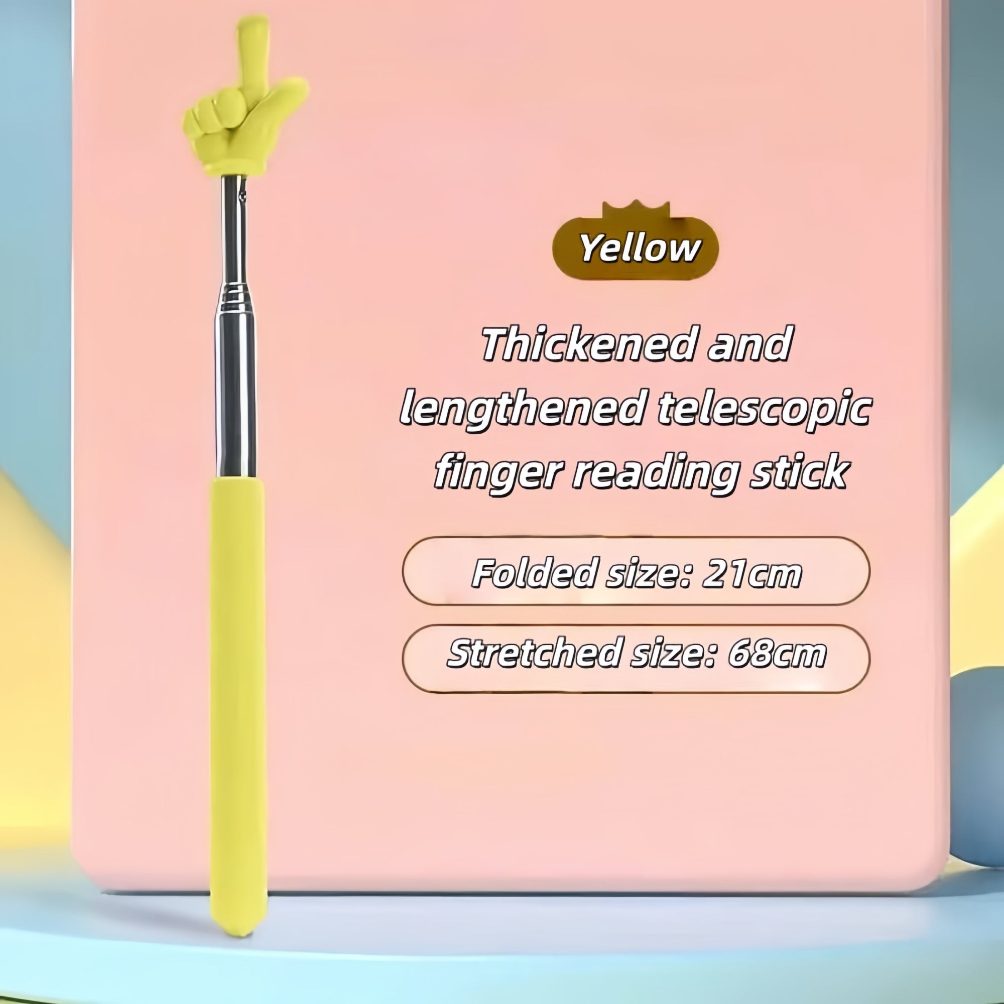 Finger Reading Telescopic Rod