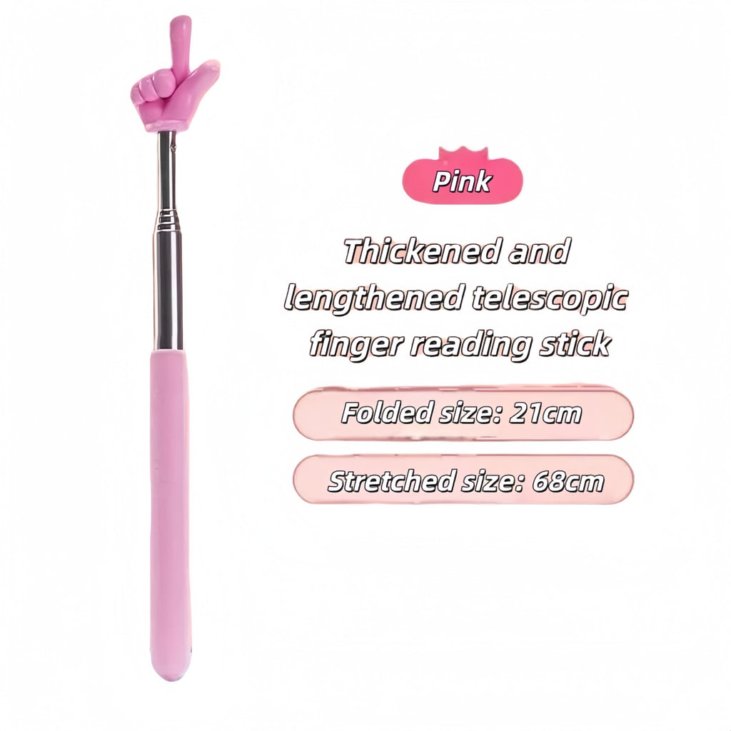 Finger Reading Telescopic Rod