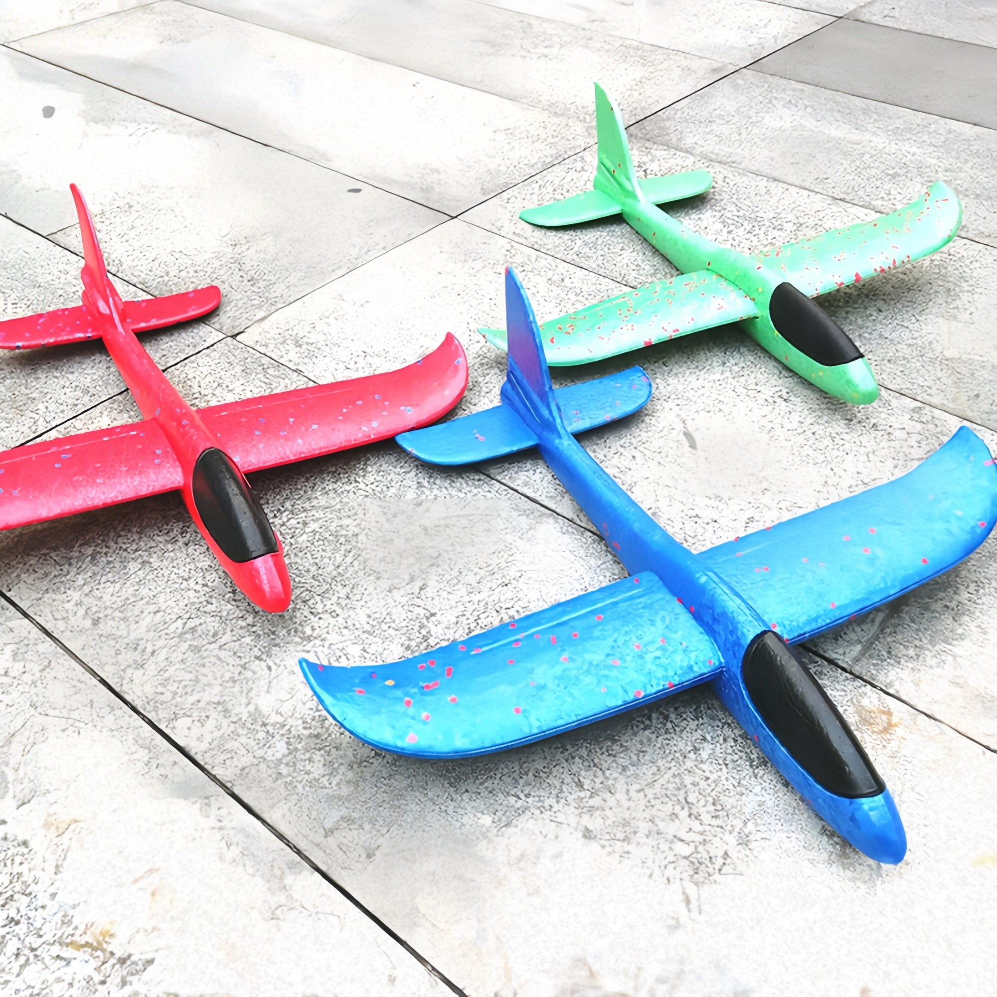 Kids Foam Glider Plane 47cm | LED Light Options