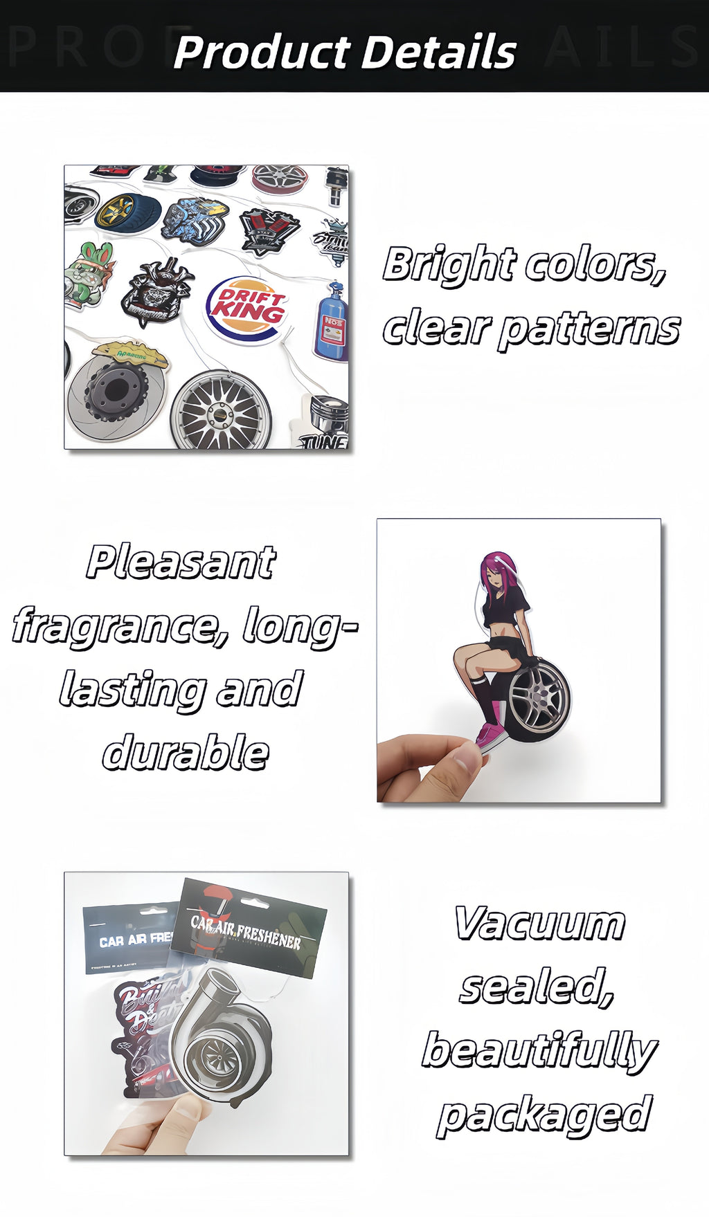 JDM Racer Air Freshener & Decor – Drift King, AE86, Turbo, Wheel Designs | Long-Lasting Scent & Collector’s Style Hanging Charm