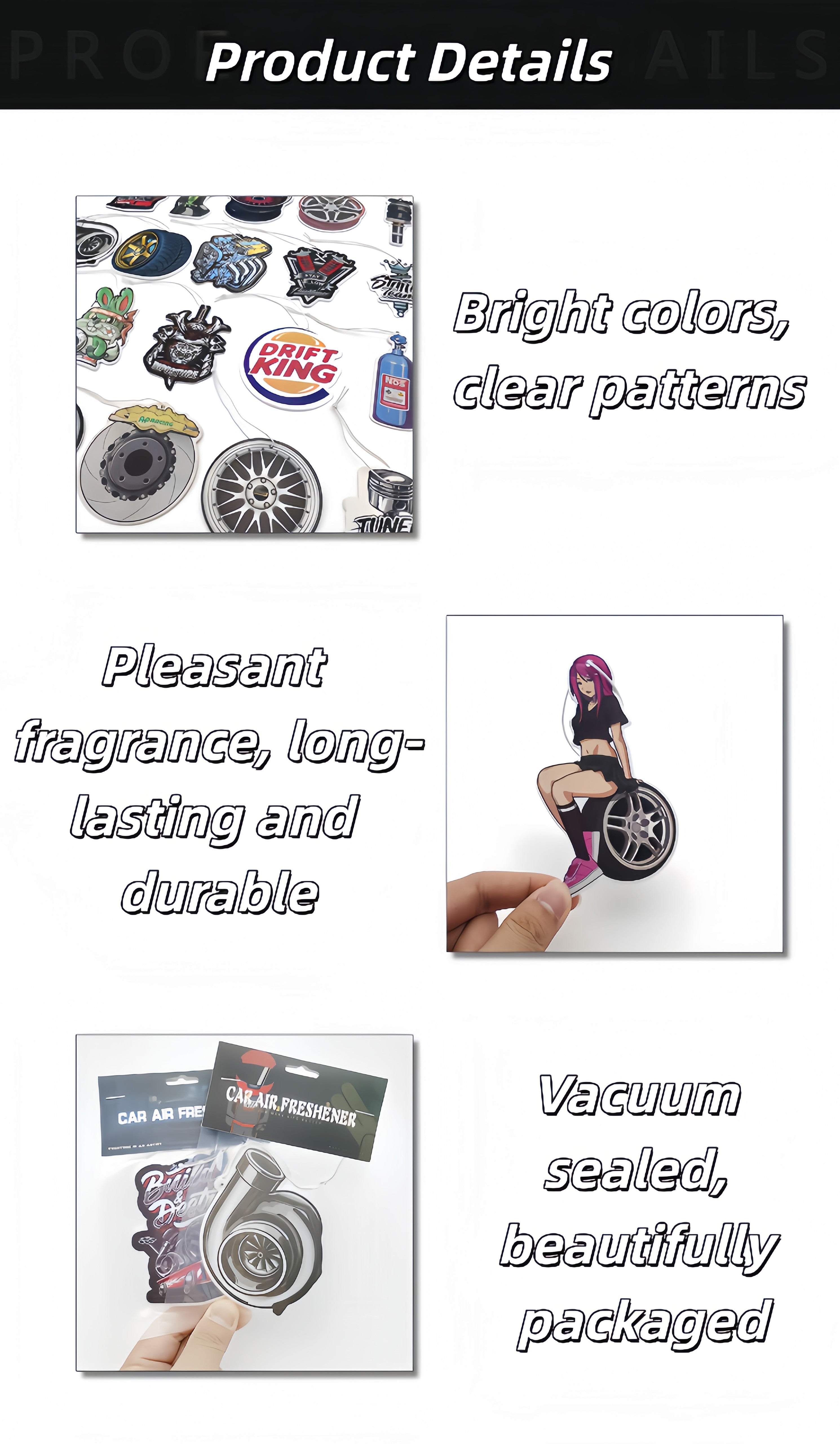 JDM Racer Air Freshener & Decor – Drift King, AE86, Turbo, Wheel Designs | Long-Lasting Scent & Collector’s Style Hanging Charm