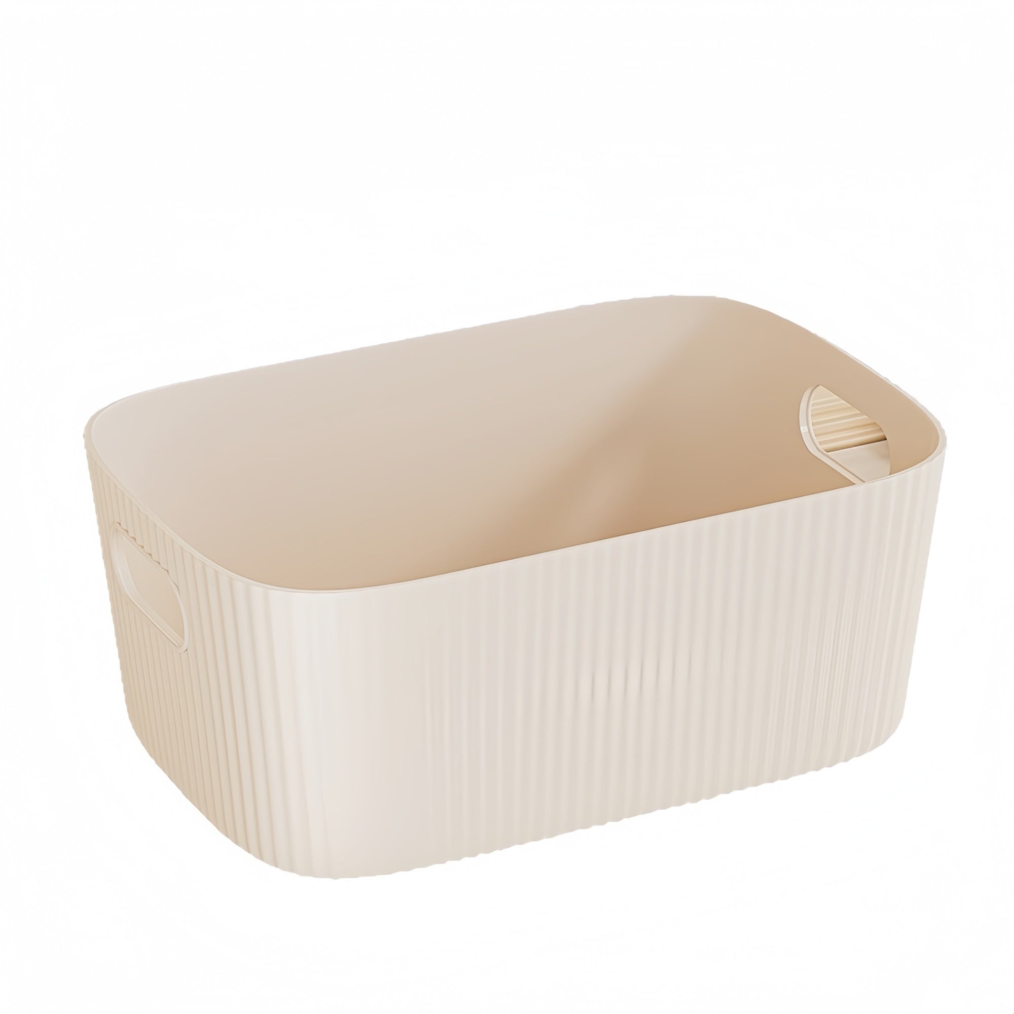 Creamy White Storage Bins | 3 Sizes for Home