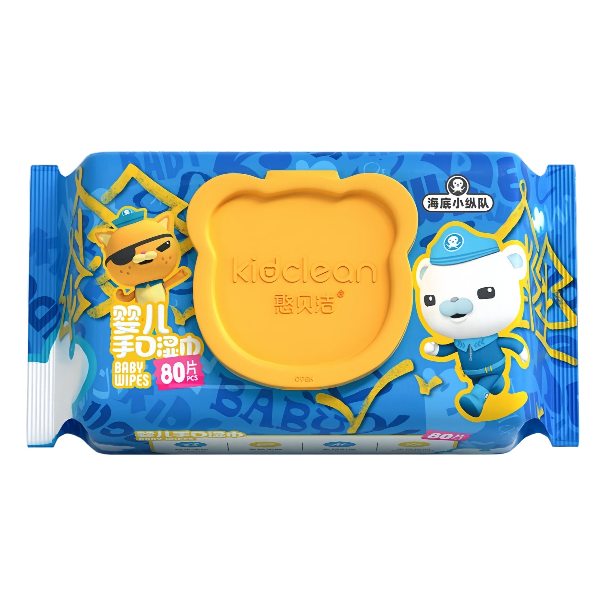 Naughty Tom® & EDI Pure Water Wipes – 80-Pack Gentle Baby & Family Wet Wipes, Ultra-Soft & Thick (140x180mm / 150x200mm)