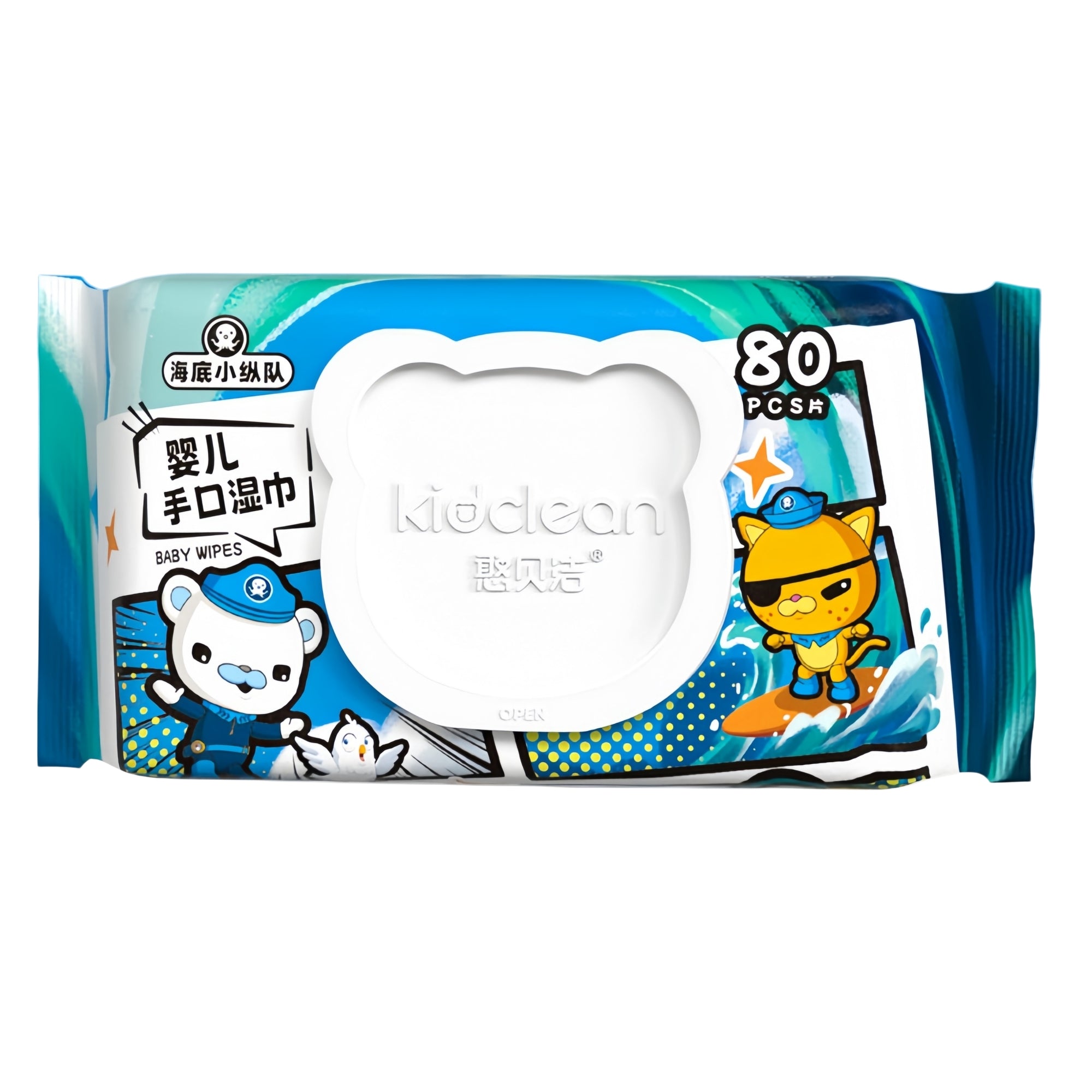 Naughty Tom® & EDI Pure Water Wipes – 80-Pack Gentle Baby & Family Wet Wipes, Ultra-Soft & Thick (140x180mm / 150x200mm)