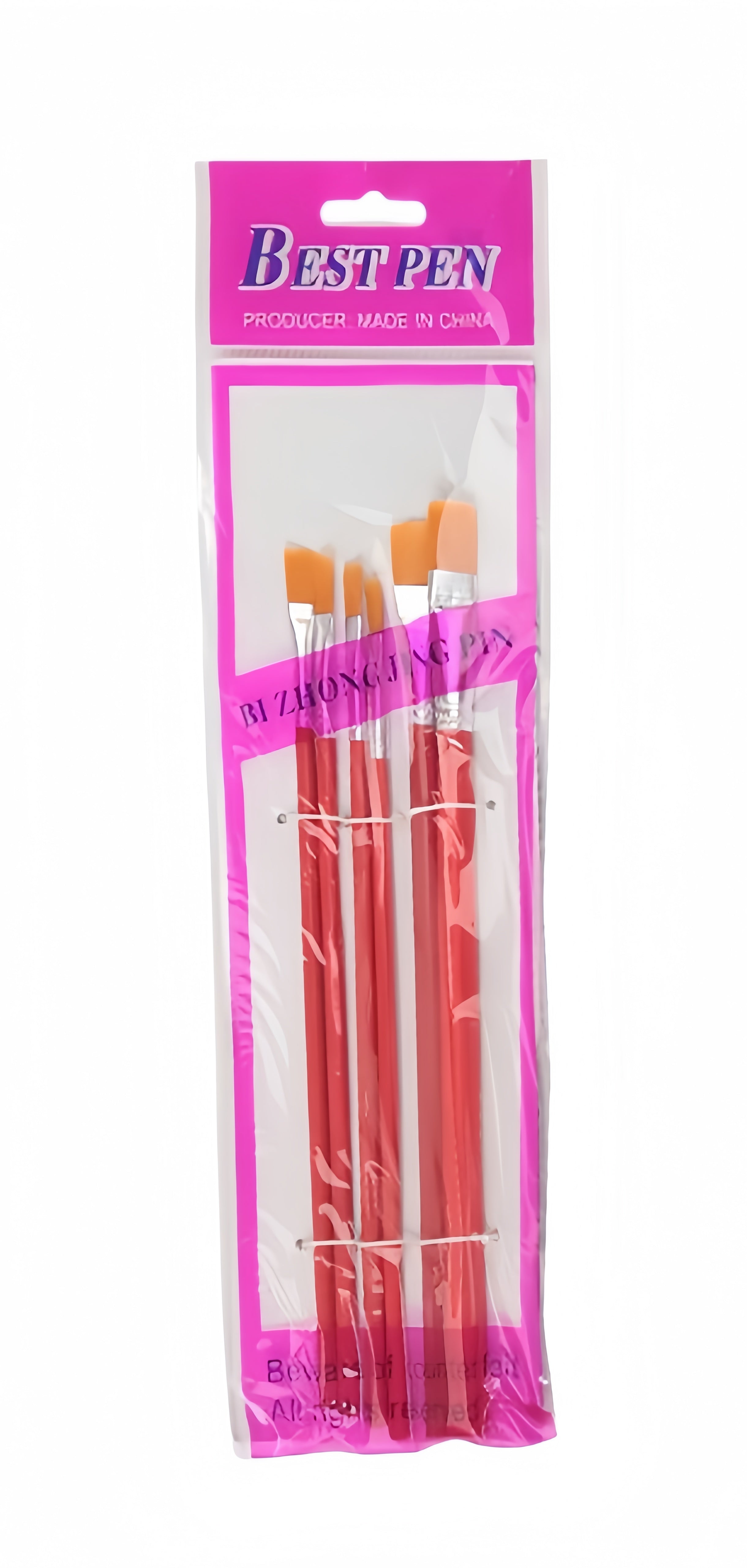 BEST PEN® Professional Art Paint Brushes Set – 12-Pack All-Purpose Nylon Brushes for Acrylic, Oil, Watercolor & Craft