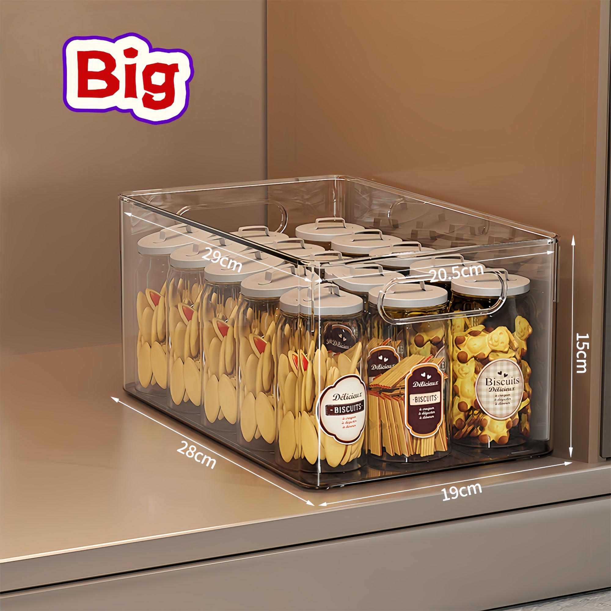 Clear Acrylic Storage Bins | Desk Organizer