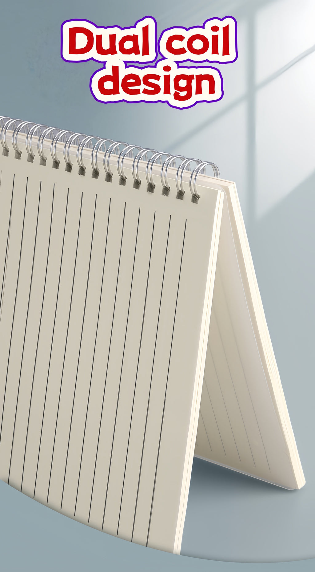 A6/A5 80-Sheet Notebook | Eye-Care Paper | Grid/Blank/Lined