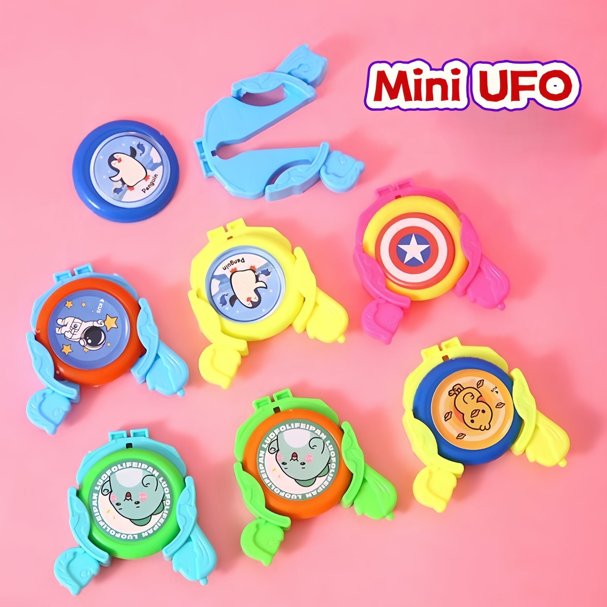 Mini UFO Foam Flying Discs | Finger Launcher Toy