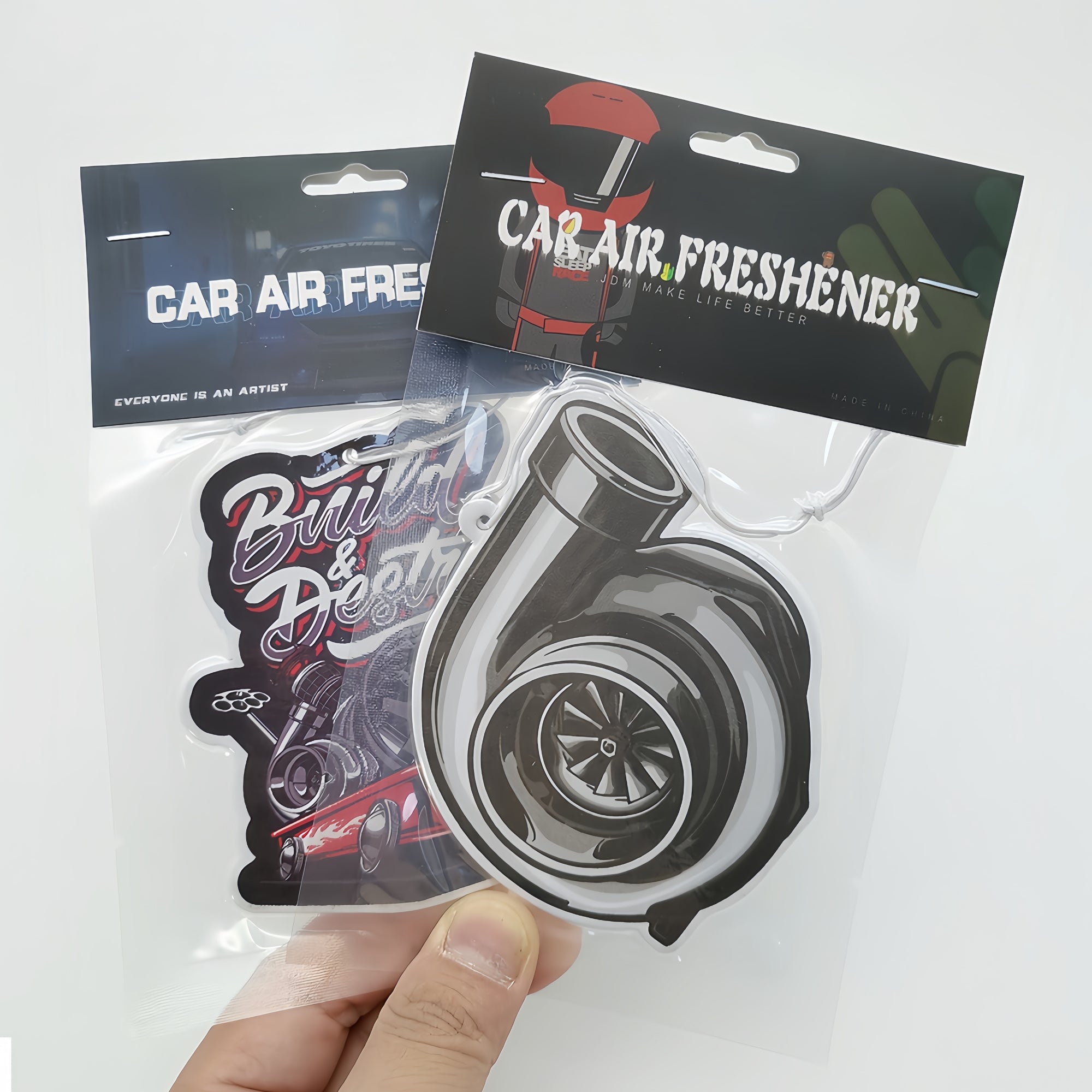JDM Racer Air Freshener & Decor – Drift King, AE86, Turbo, Wheel Designs | Long-Lasting Scent & Collector’s Style Hanging Charm