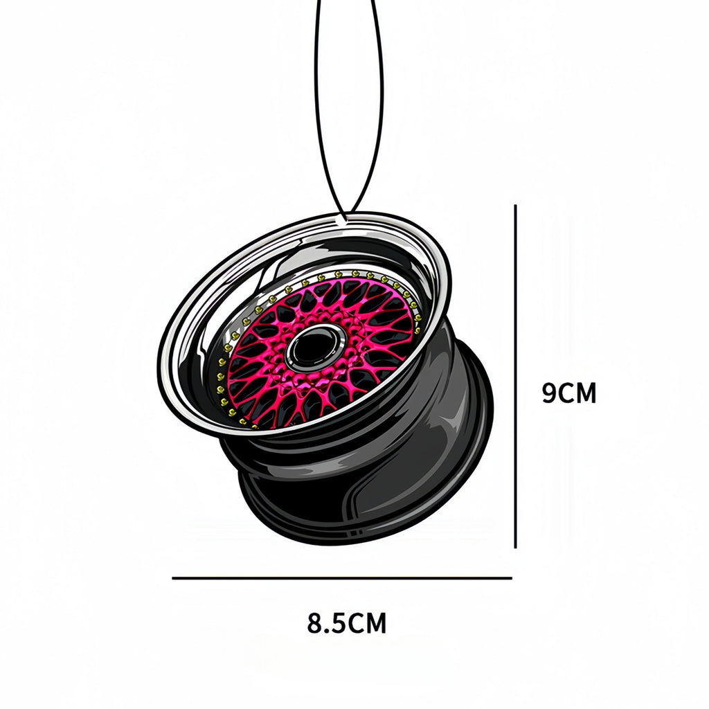JDM Racer Air Freshener & Decor – Drift King, AE86, Turbo, Wheel Designs | Long-Lasting Scent & Collector’s Style Hanging Charm