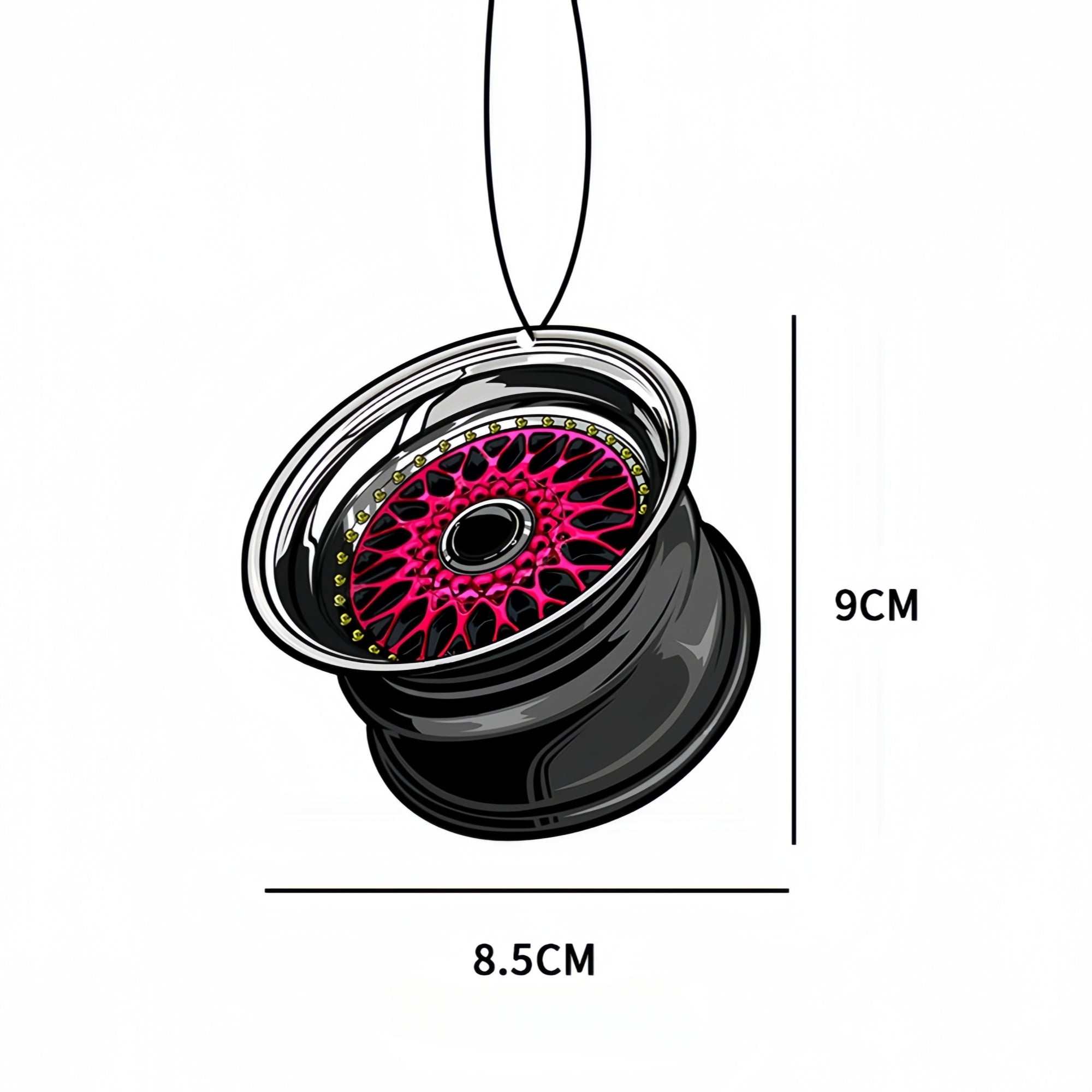 JDM Racer Air Freshener & Decor – Drift King, AE86, Turbo, Wheel Designs | Long-Lasting Scent & Collector’s Style Hanging Charm