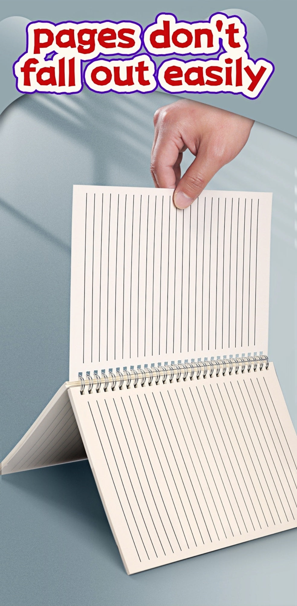 A6/A5 80-Sheet Notebook | Eye-Care Paper | Grid/Blank/Lined